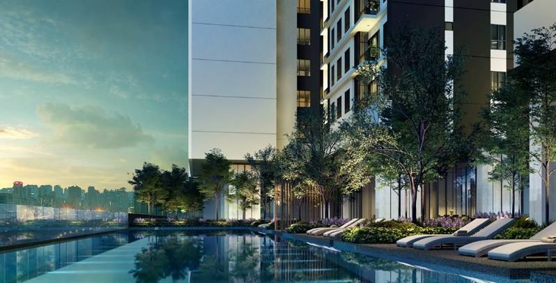 Aras Residences 50m lap pool render