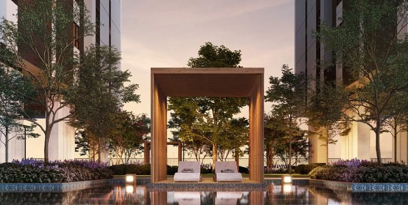 Aras Residences feature cabana render