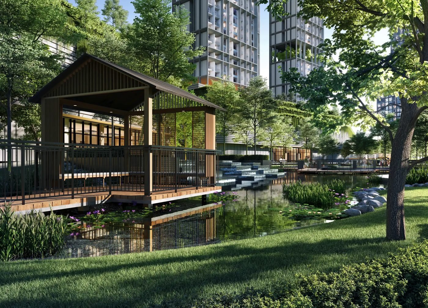 Aras Residences @ WCity OUG park pavilion (masterplan concept) render