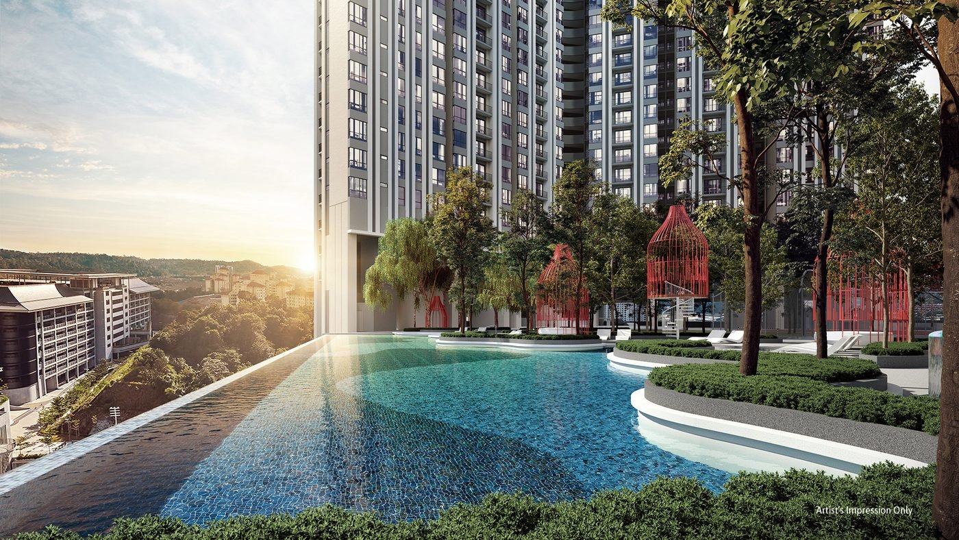 Ren Residence Bukit Jalil infinity pool render