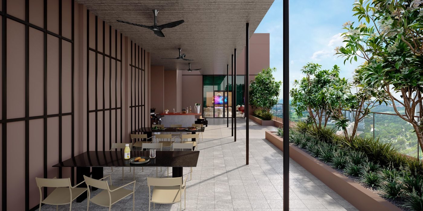 The Queenswoodz sky bbq render