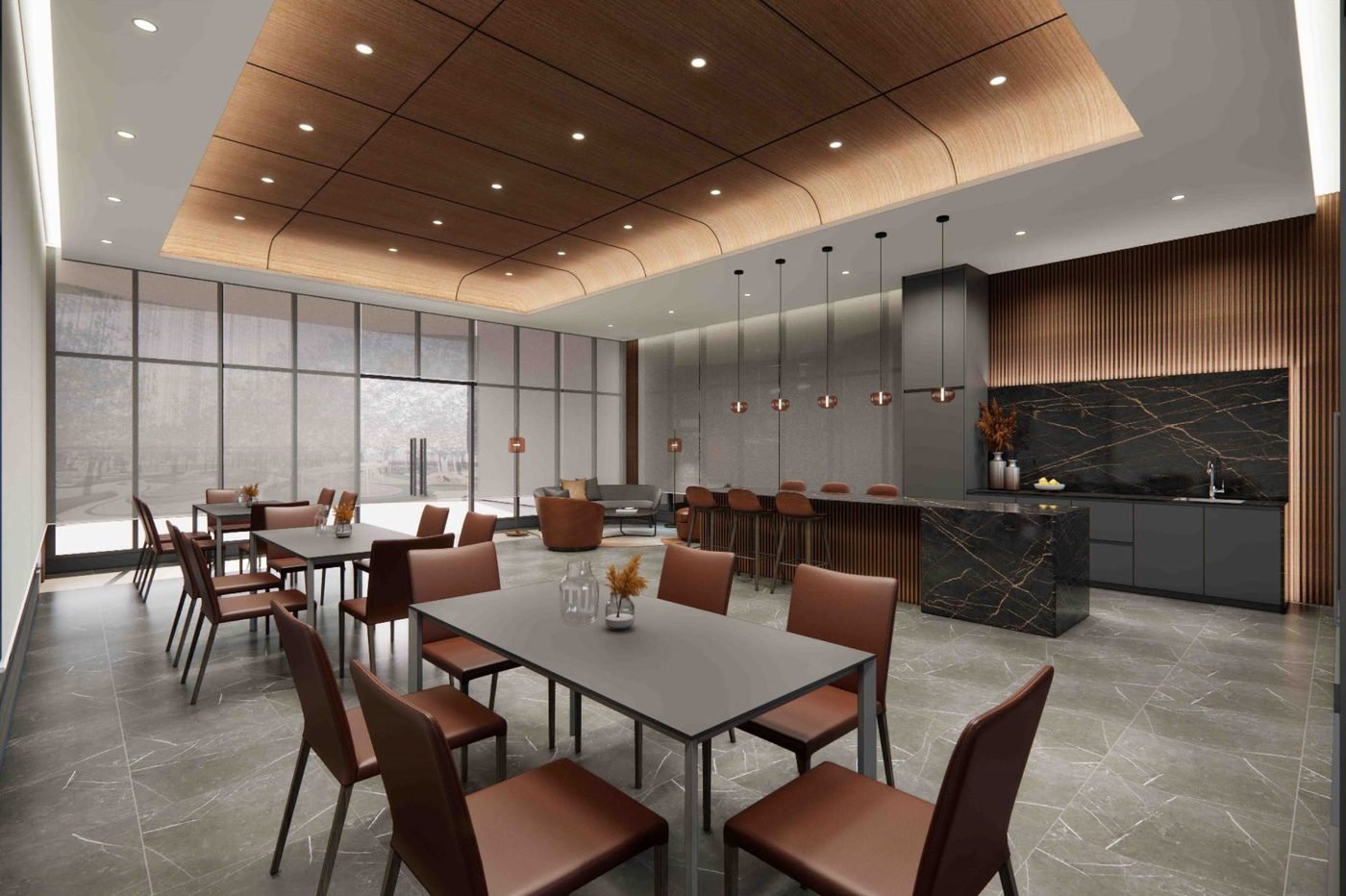 Ren Residence function room render